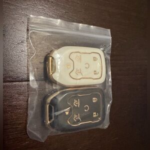 Gold and Black Key Fob Covers